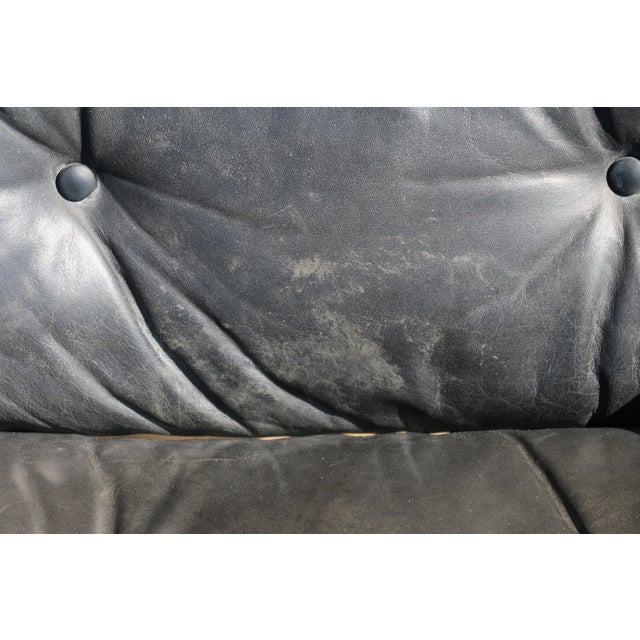 1960s Herman Miller Eames Lounge Chair & Ottoman in Brazilian Rosewood and Black Leather For Sale - Image 9 of 18