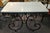 Late 19th Century 19th Century French Cast Iron & Marble Butcher Shop or Pastry Table For Sale - Image 5 of 14