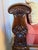 Brown Antique Late Regency William IV Mahogany Settee in Clarence House Wool Stripe For Sale - Image 8 of 13
