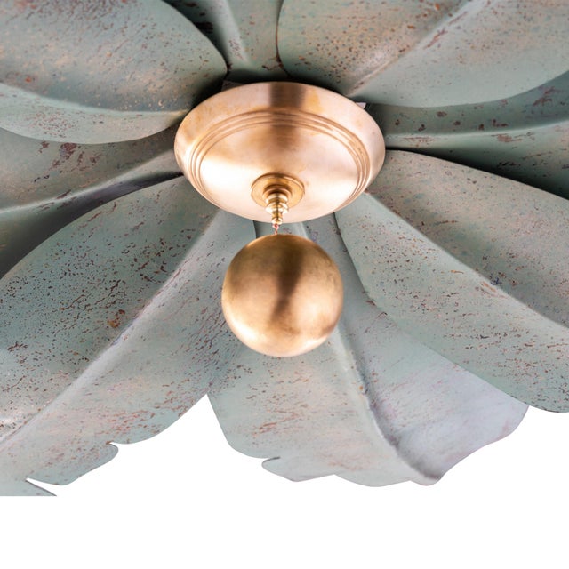 The Boca Semi-Flush is an elegantly modern take on vintage Florida style and captures the natural twists and turns of...
