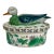 Vintage Chinese Porcelain Duck Tureen Covered Dish For Sale