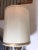 Mid 20th Century Mid Century Candle Stick Asian Design Brass Table Lamp on Wooden Base With Shades For Sale - Image 5 of 6