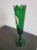 19th Century 19th Century Bohemian Moser Gilded Green Art Glass Vase For Sale - Image 5 of 11