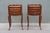 Wood 1960s Pair of French Louis XV Style Side Tables Nightstands For Sale - Image 7 of 17