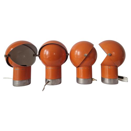 Space Age Astronaut Table Lamps, Kamenicky Senov, 1970s, Set of 4 For Sale - Image 13 of 13