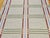 American Vintage American Runner, Flat-Woven Wool & Cotton, Allover Pattern, Green Stripes, 4x24 For Sale - Image 3 of 12