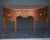 A fine English sideboard server (or serving console) of flame mahogany from the Regency period - featuring a demi-lune or...