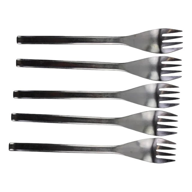 Model 2090 Cutlery by Helmut Alder for Amboss, 1963, Set of 5 For Sale