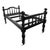 Black Spindle Colonial Twin Bed Frame For Sale - Image 4 of 7