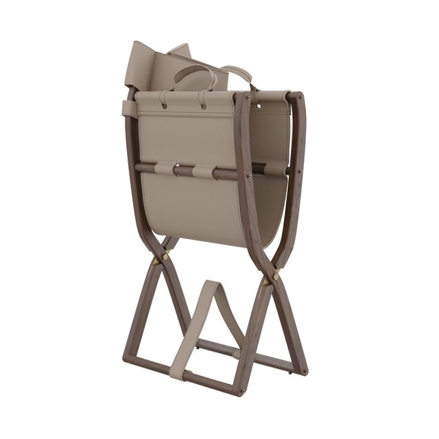 Brown Korda Folding Chair by Wood Tailors Club For Sale - Image 8 of 18