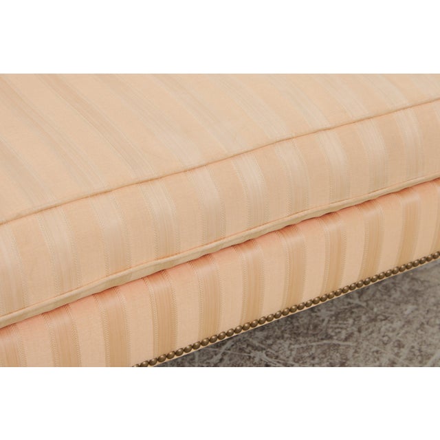 Wood Hickory Chair Upholstered Loveseat For Sale - Image 7 of 18
