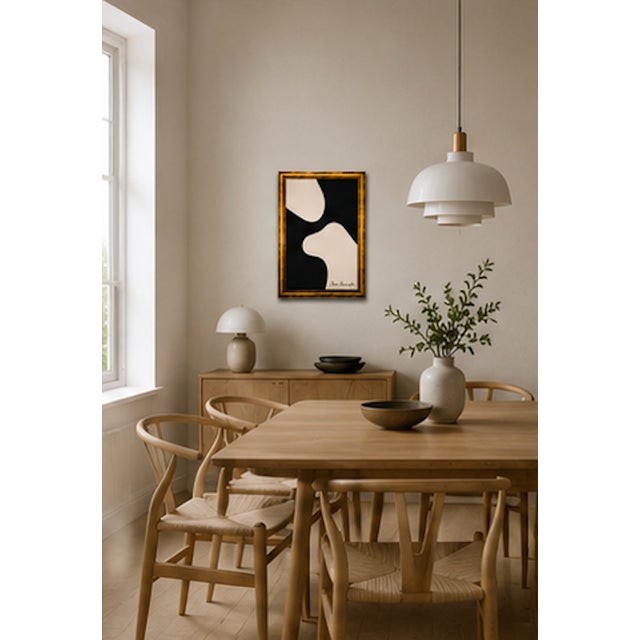 Title: Fluid Geometry Modern Painting, Framed by Bryan Boomershine For Sale - Image 4 of 10