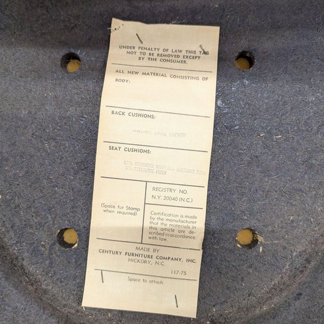 Set of Four Vintage Century Furniture Dining Chairs For Sale - Image 11 of 12