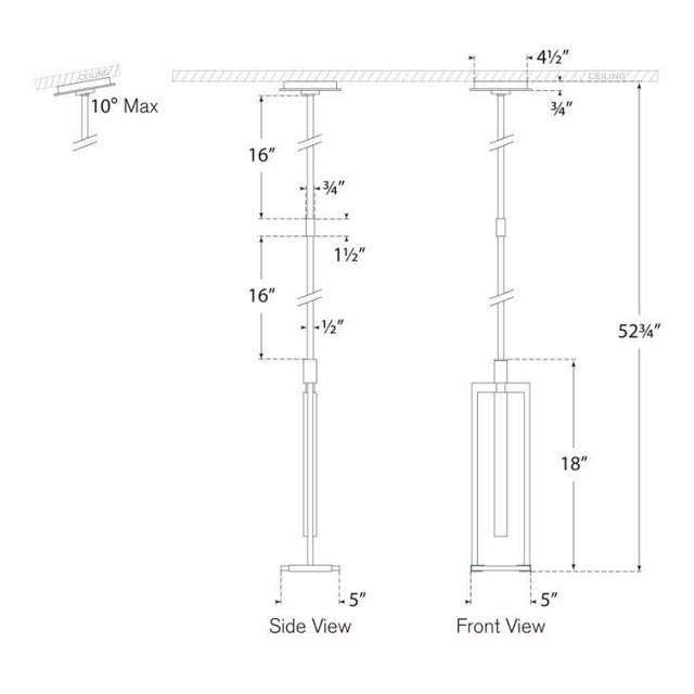 Modern Kelly Wearstler for Visual Comfort Signature Melange Small Floating Disc Pendant in Antique-Burnished Brass with Alabaster For Sale - Image 3 of 3