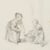 M. Neher, Children with Kittens, 1803, Pencil For Sale - Image 3 of 5