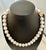 Cultured Chinees Pearl Necklace Length 15", 18 Karat Two Tone Gold Clasp For Sale In New York - Image 6 of 8