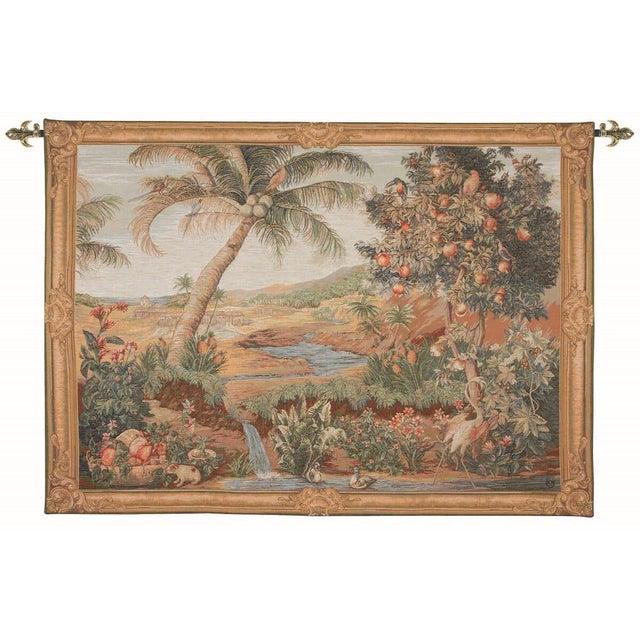 Inspired from the renowned series of hangings known as Tentures des Indes, a set of eight tapestries woven at The Gobelins...