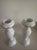 Mid-Century Modern 1980s Pair of Rosenthal Classic Rose Candle Stick Holder Gold Accents 6" H Germany For Sale - Image 3 of 4