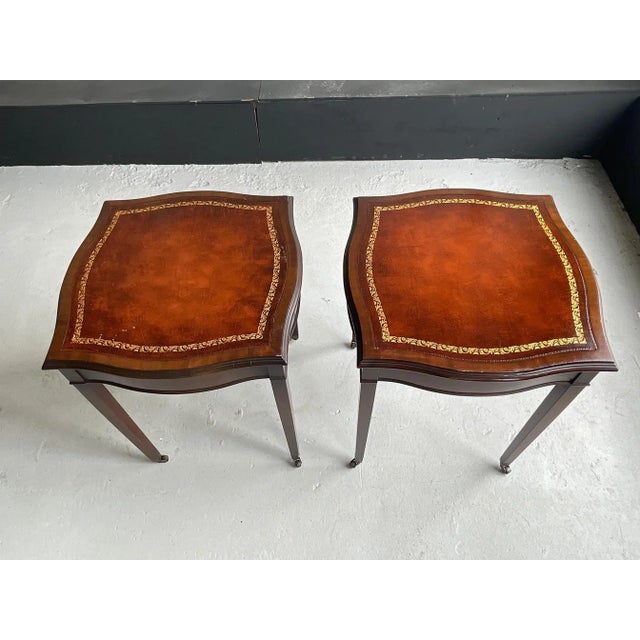 1980s Vintage English Regency Tea Tables - a Pair For Sale In New York - Image 6 of 9