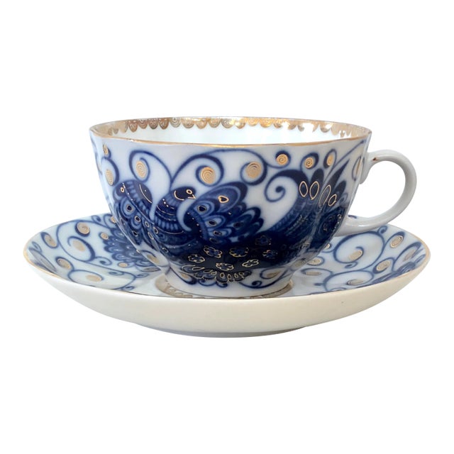 Russian Cup and Saucer For Sale