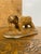 Late 20th Century Vintage Ceramic Folk Art Elephant Sculpture For Sale - Image 5 of 5