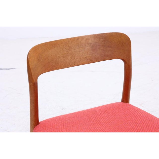 Vintage Danish Teak Model 75 Chair by Niels Otto Møller For Sale - Image 8 of 15