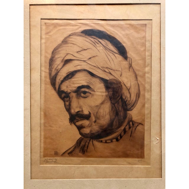 Genre: Realism Subject: Portrait Medium: Etching Surface: Paper Country: Israel Dimensions with Frame: 18" x 114" Jacob...