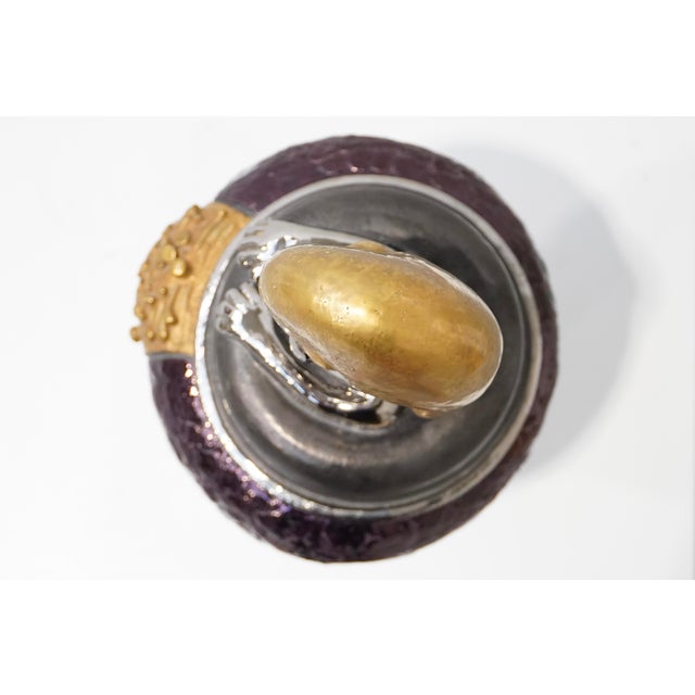 1970s Pierre Caille, Character with Pistons, Belgium, 1970s, Ceramic For Sale - Image 5 of 7