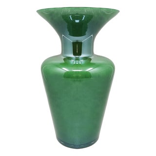 Vintage Italian Handcrafted Vase in Murano Glass by Maestro Del Vetro, 1970s For Sale