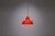 Orange Orange Enamel Pendant from Louis Poulsen, 1969 For Sale - Image 8 of 11
