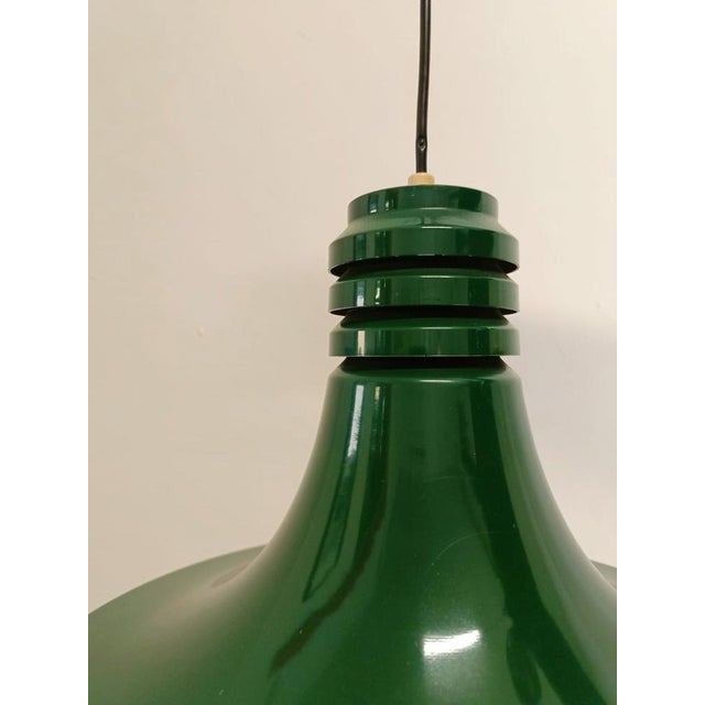 Mid-Century Modern Vintage Danish Green Pendant, 1950s For Sale - Image 3 of 7