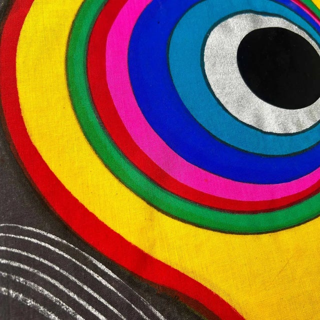 Vintage Koinobori Japanese Windsock Carp, 1950s For Sale - Image 4 of 12