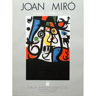 San Prudencio Exhibition Poster after Joan Miró For Sale