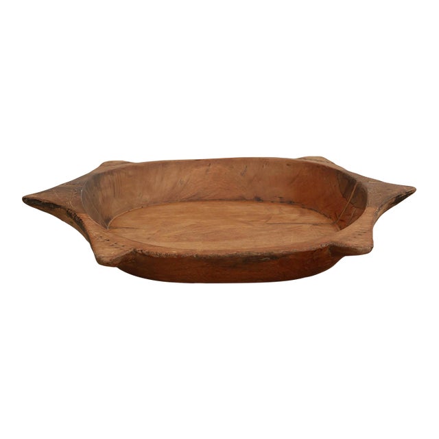Handcarved "Star" Shape Dough Bowl For Sale