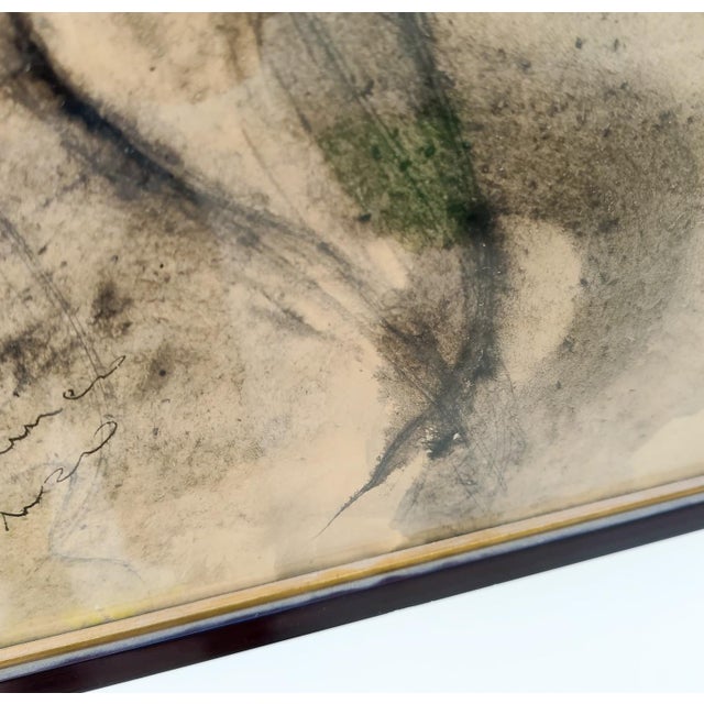 Enrico Colombotto Rosso, Italian Surrealism, 1960, Mixed Media on Paper For Sale - Image 3 of 13
