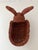 Vintage Wicker Bunny Planter For Sale - Image 4 of 8