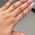 Contemporary Natural 1ct Paraiba Tourmaline Soltaire Ring Size 8 Wave Band in 18k Solid Gold For Sale - Image 3 of 18
