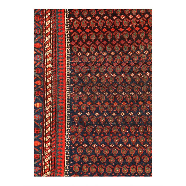 Hand knotted in a village around Hamadan, western Iran. Hamadan rugs can originate from any one of hundreds of villages...