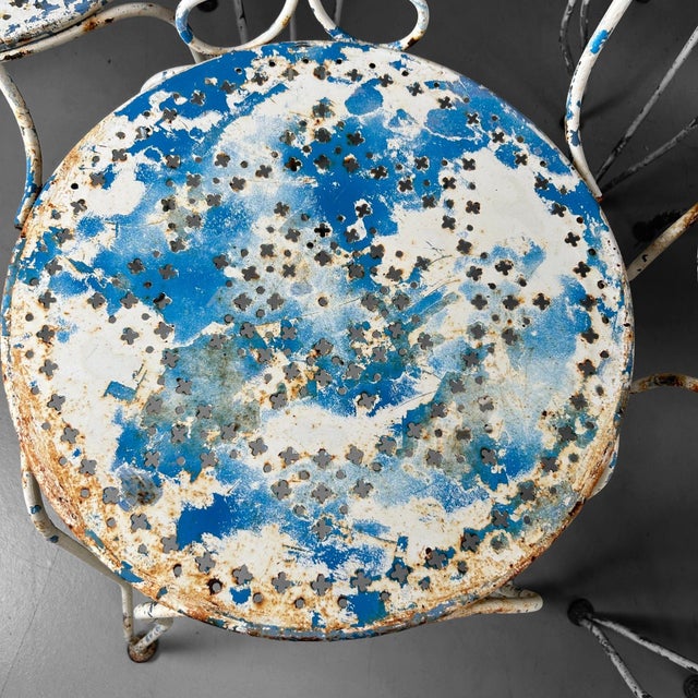 French Garden Table and Chairs, 1950s-1960s, Set of 10 For Sale - Image 12 of 18