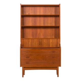 Bookcase with Secretaire by Johannes Sorth for Nexo, Denmark, 1957 For Sale