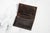 1990s Luxurious Vintage Brown Leather Barney's New York Men's Wallet Card Case For Sale - Image 5 of 9