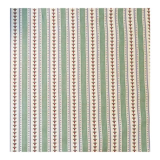 Vintage Laura Ashley "Marilee" Fern Striped Jacquard- 7 Yards For Sale