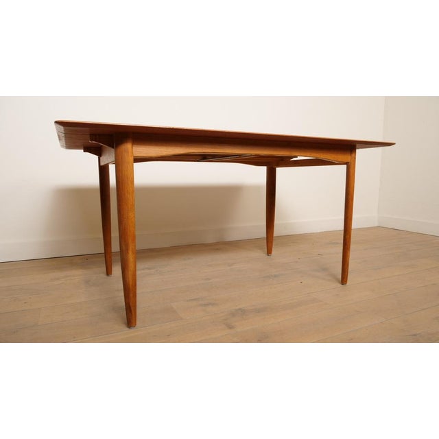 Vintage Danish Extendable Dining Table in Teak For Sale - Image 3 of 14