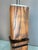 Brown 1960s Mid Century Modern Carved Wood Block Table Lamp For Sale - Image 8 of 11