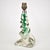 Vintage French Crystal Table Light | Mid Century Emerald Green Accent Light Bedside | Lead Twisted Glass | Val St Lambert Seguso Murano 1950 For Sale - Image 9 of 10
