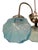 Art Deco 3-Armed Chandelier with Blue Glass Shades, Europe, 1930s For Sale - Image 6 of 11