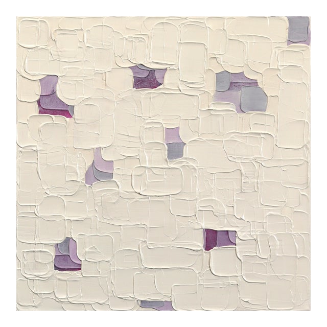 Textured Delicacies 1 - Impasto Textural Thick Acrylic Original Artwork by Shiri Phillips For Sale