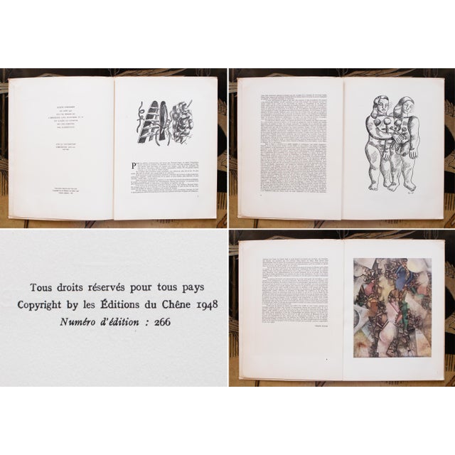 Fernand Léger Leger, 1948 First Edition Period Portfolio of 17 Vintage Offset Lithographs For Sale - Image 4 of 18