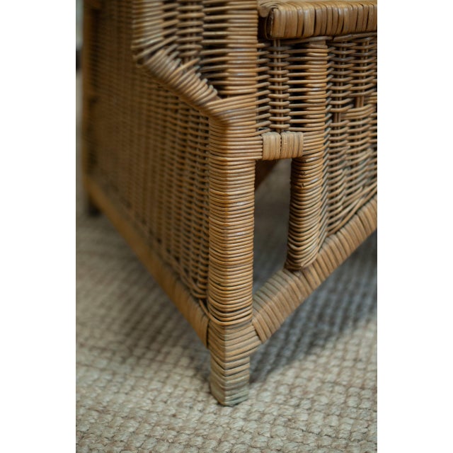 Ascona Model Wicker Chairs by Vivai Del Sud, 1970s, Set of 2 For Sale - Image 11 of 12
