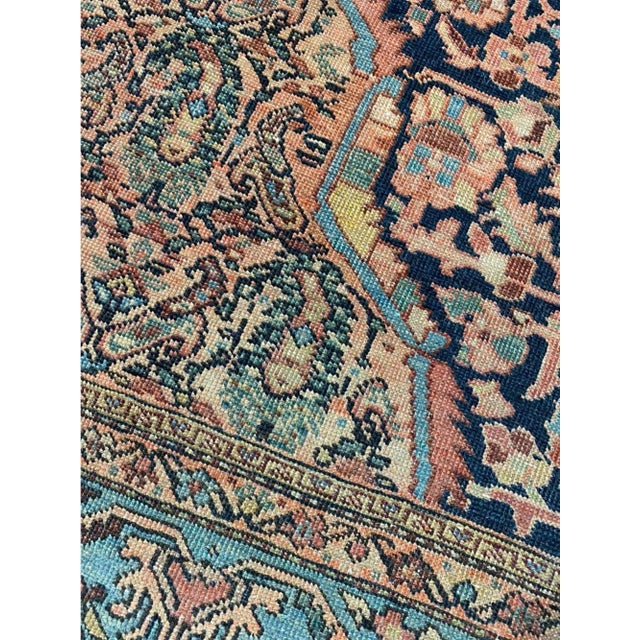Antique Persian Farahan Area Rug 5x6 For Sale - Image 4 of 8
